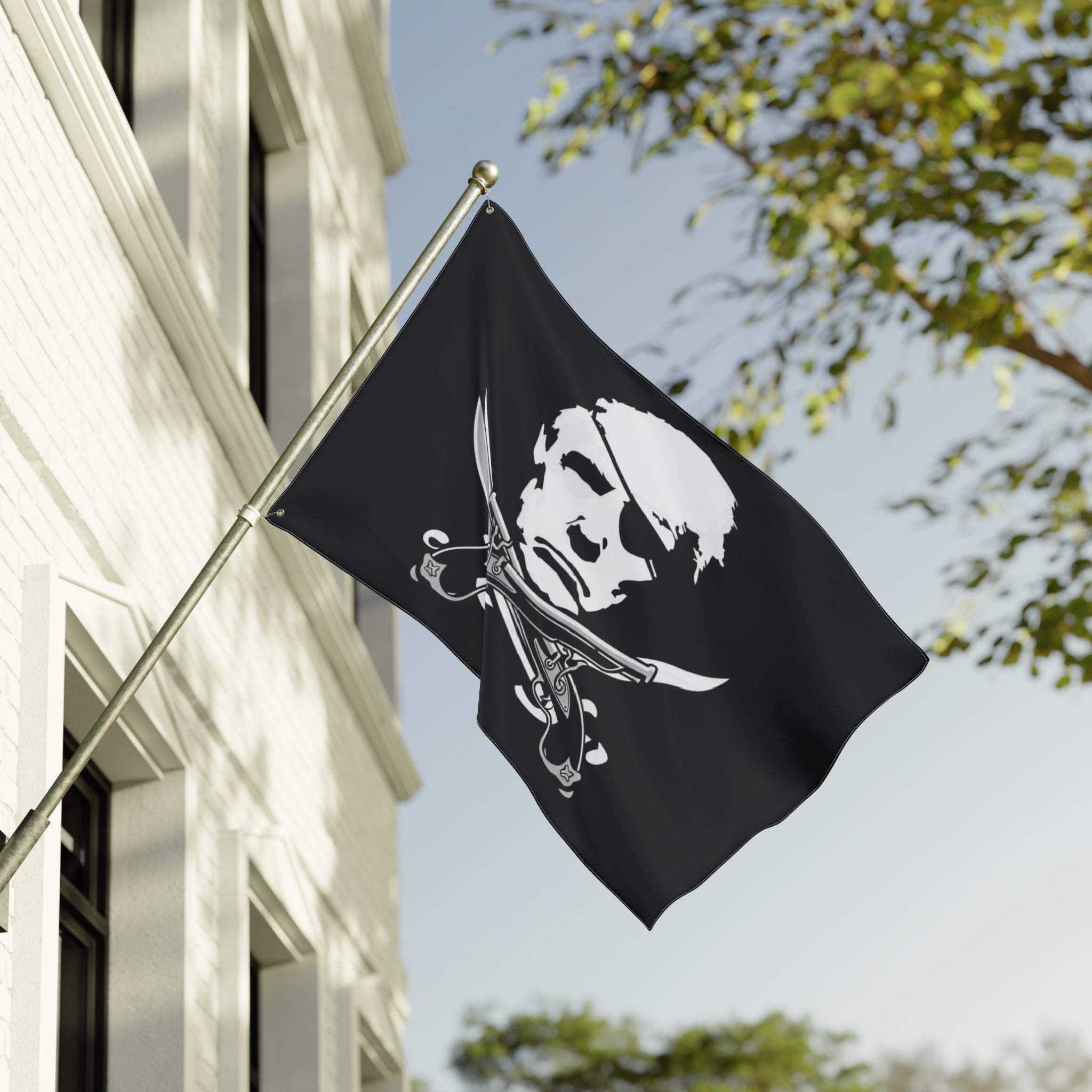 Rebel Trump Pirate-Themed Double Sided Flag
