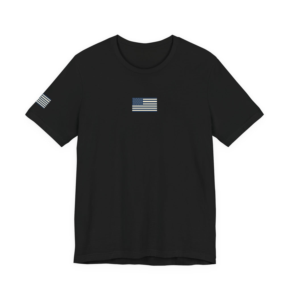 All Death Can Do, Charlie Kirk Tribute, Unisex T-Shirt, Faith-Based Apparel, American Flag Shirt