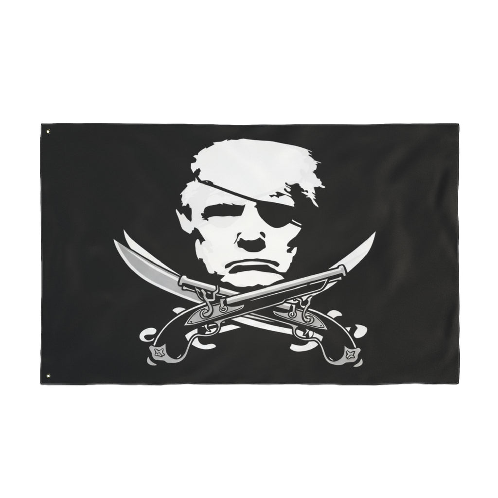 Rebel Trump Pirate-Themed Double Sided Flag