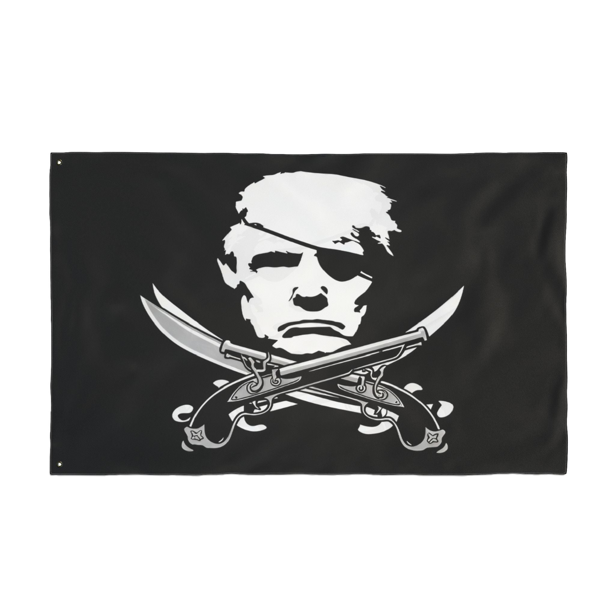 Rebel Trump Pirate-Themed Double Sided Flag