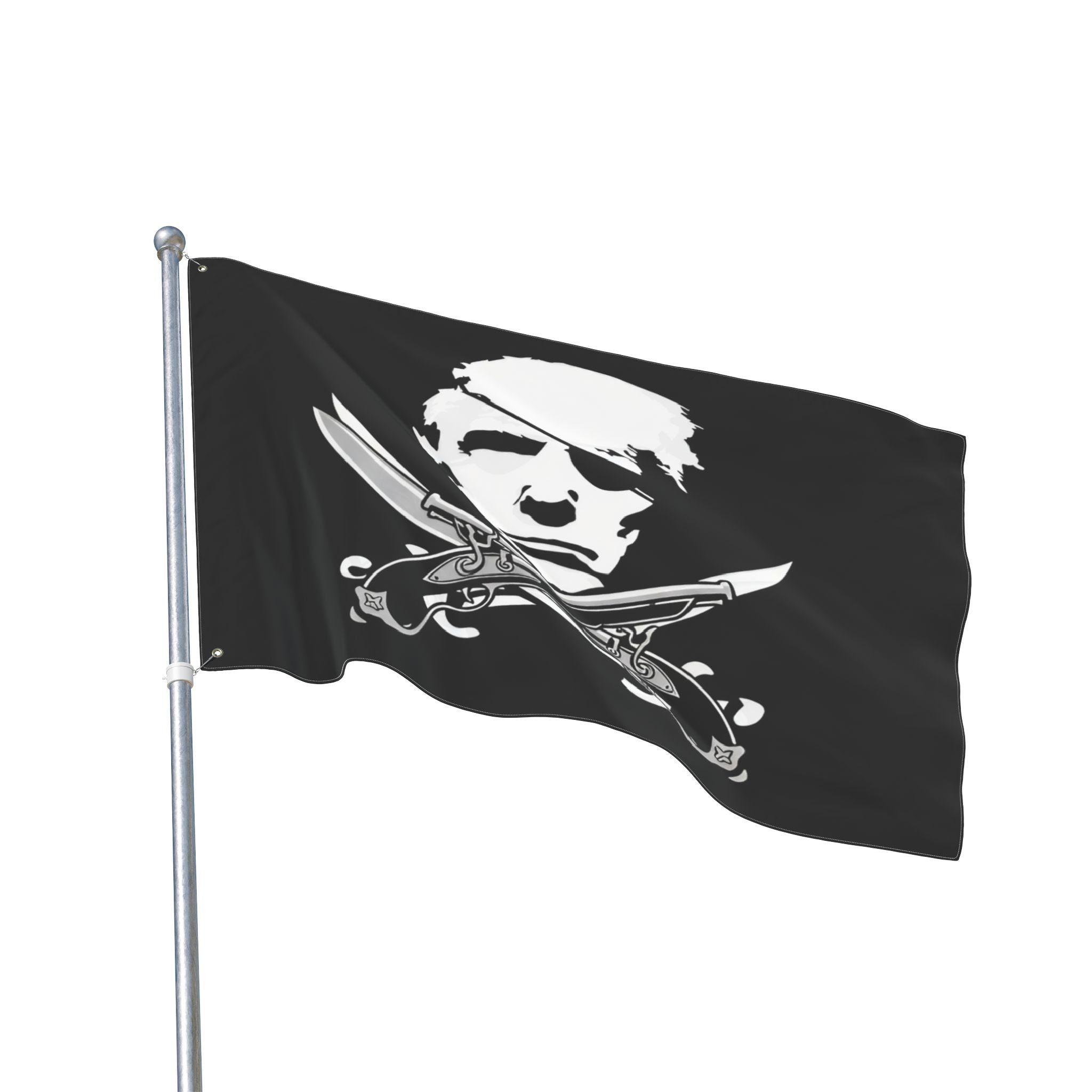 Rebel Trump Pirate-Themed Double Sided Flag