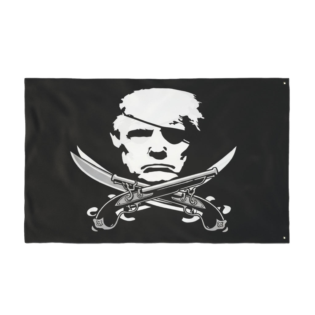 Rebel Trump Pirate-Themed Double Sided Flag